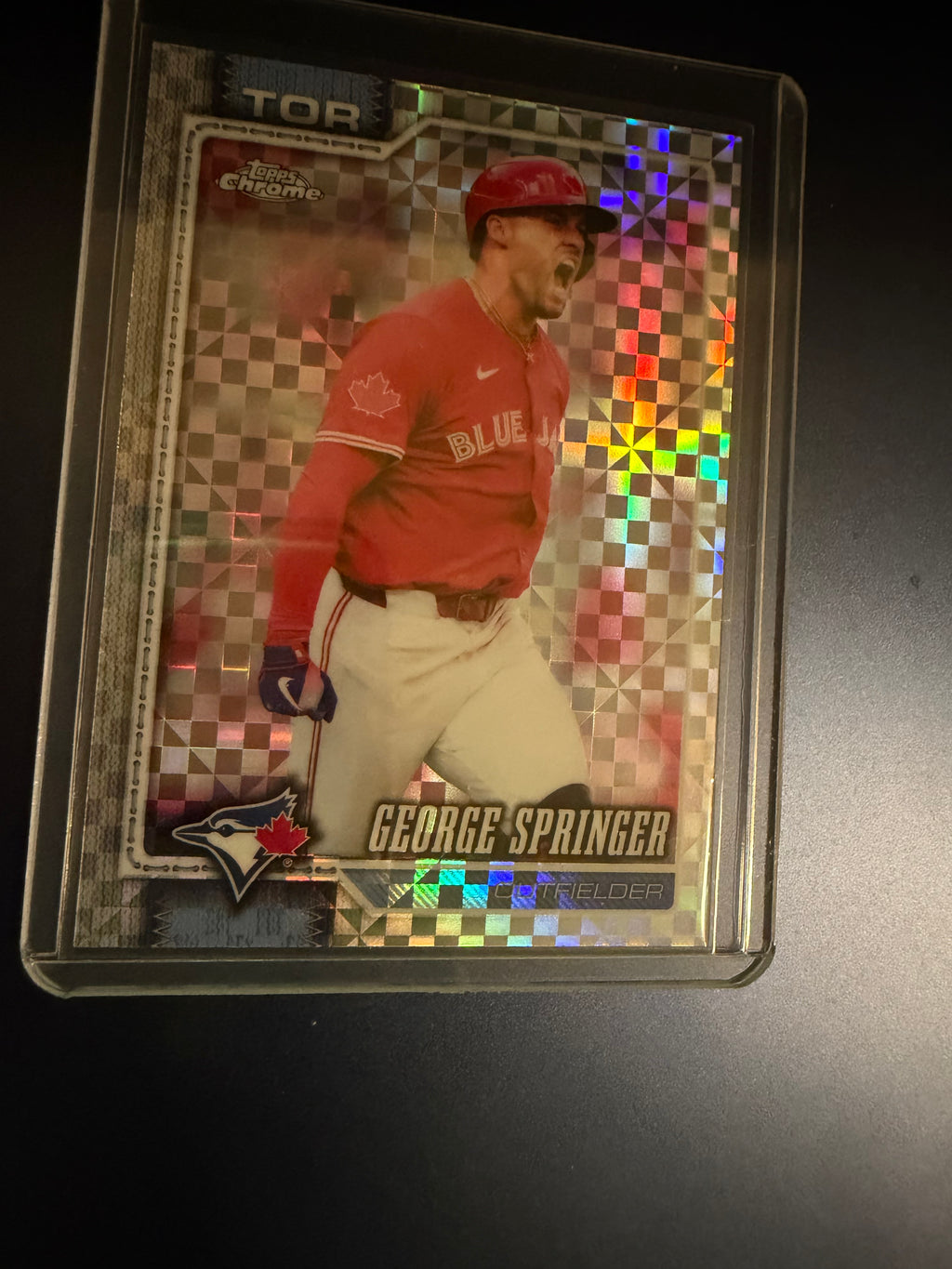 George Springer 2026 Topps Chrome X-Fractor