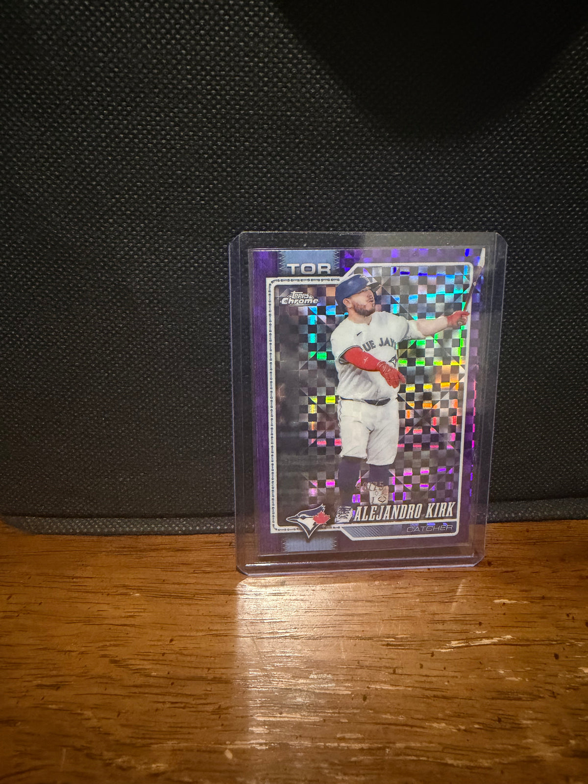 2026 Topps Chrome Alejandro Kirk Purple X-Fractor /75
