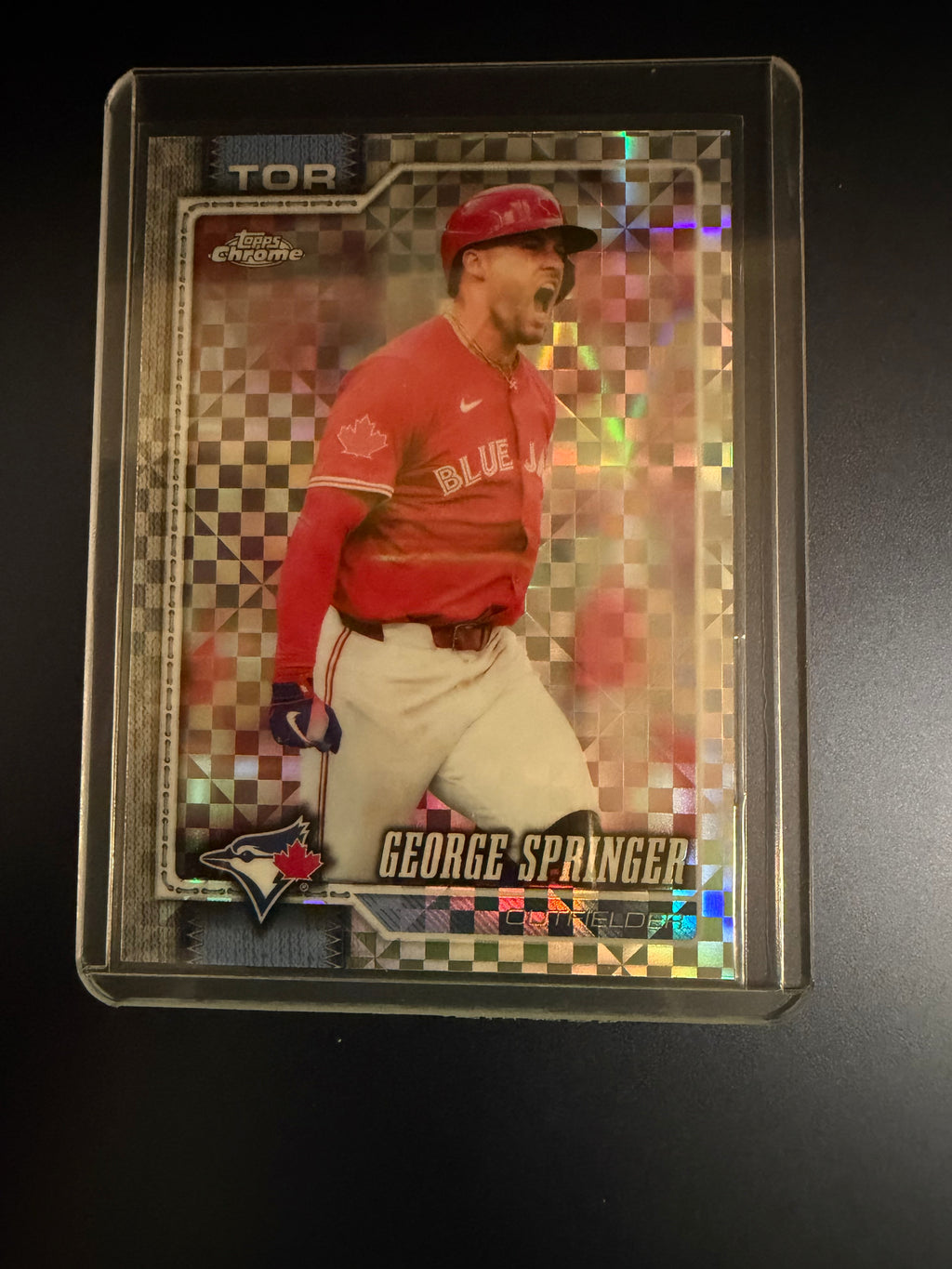 George Springer 2026 Topps Chrome X-Fractor