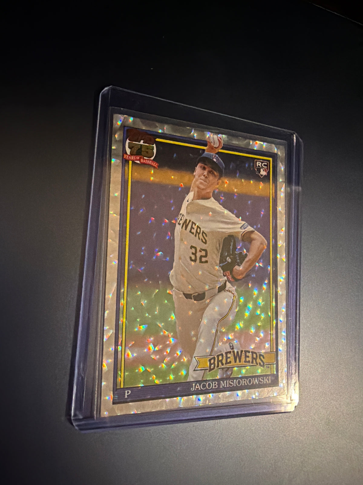 2026 Topps 1991 Jacob Misiorowski RC Crackleboard Foil #T91-74