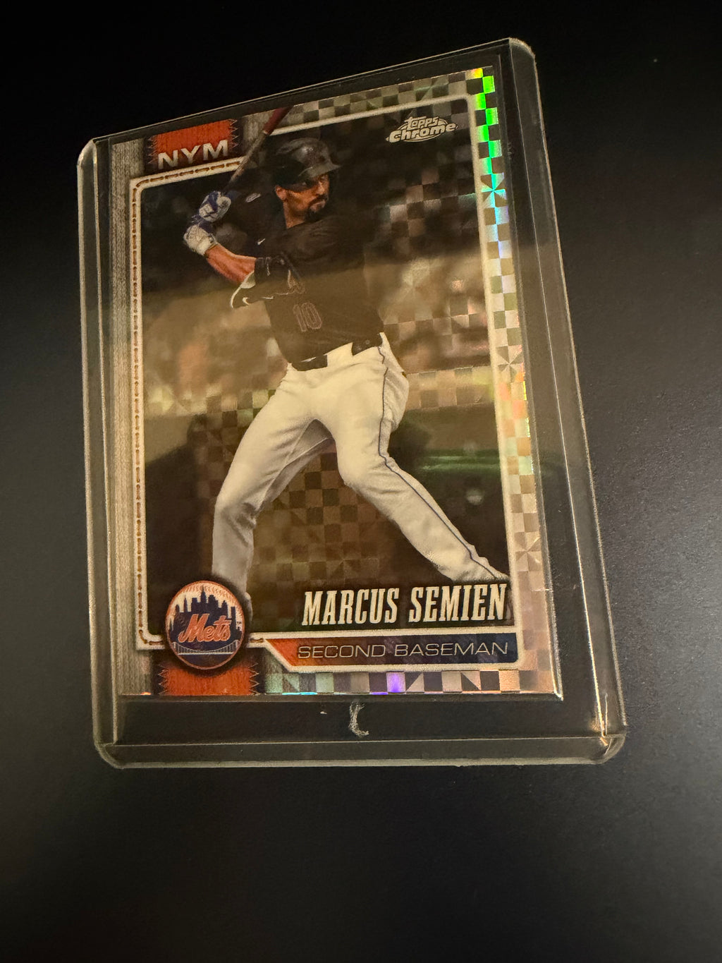 Marcus Semien 2026 Topps Chrome X-Fractor