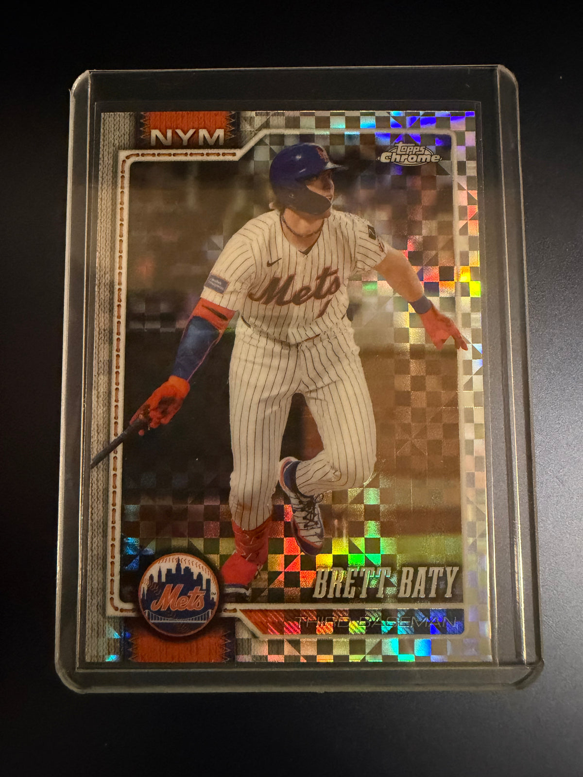 Brett Baty 2026 Topps Chrome X-Fractor