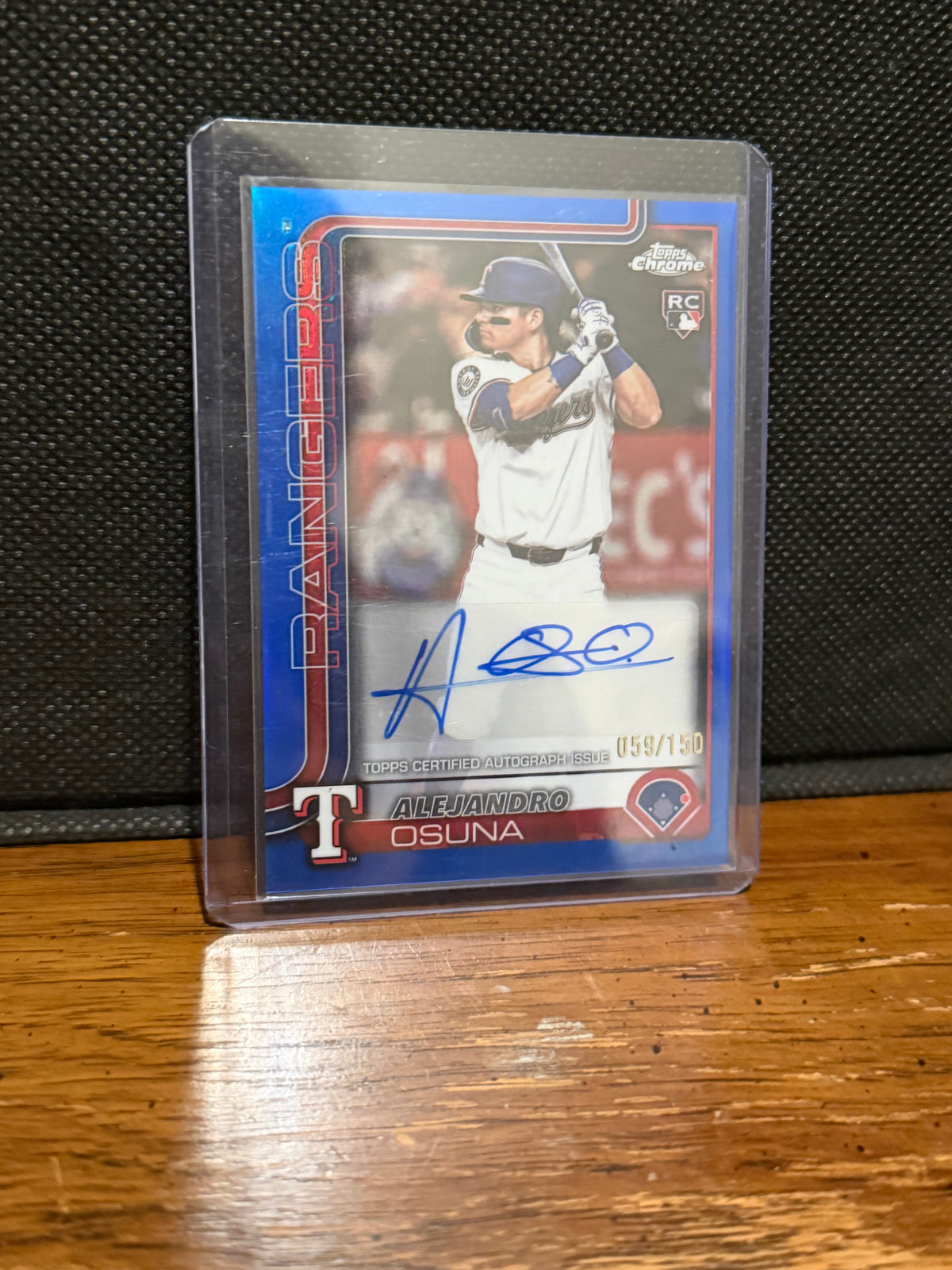 2025 Topps Chrome Update Alejandro Osuna RC Blue Autograph /150 #AC-AO