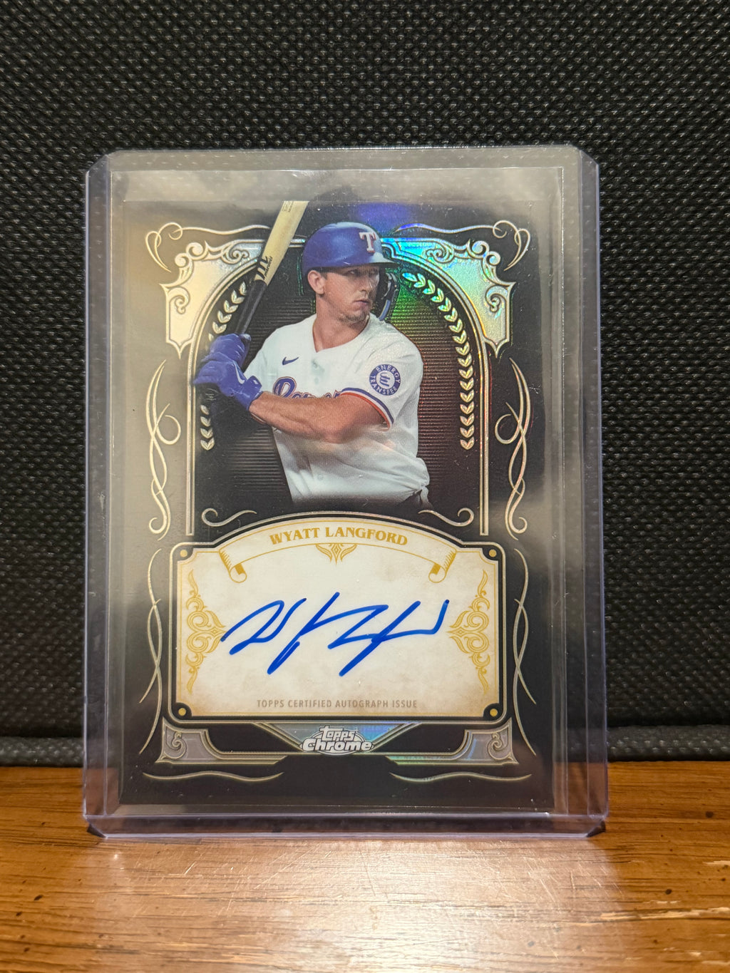2026 Topps Chrome Wyatt Langford Ink Strokes Autograph #IS-WL