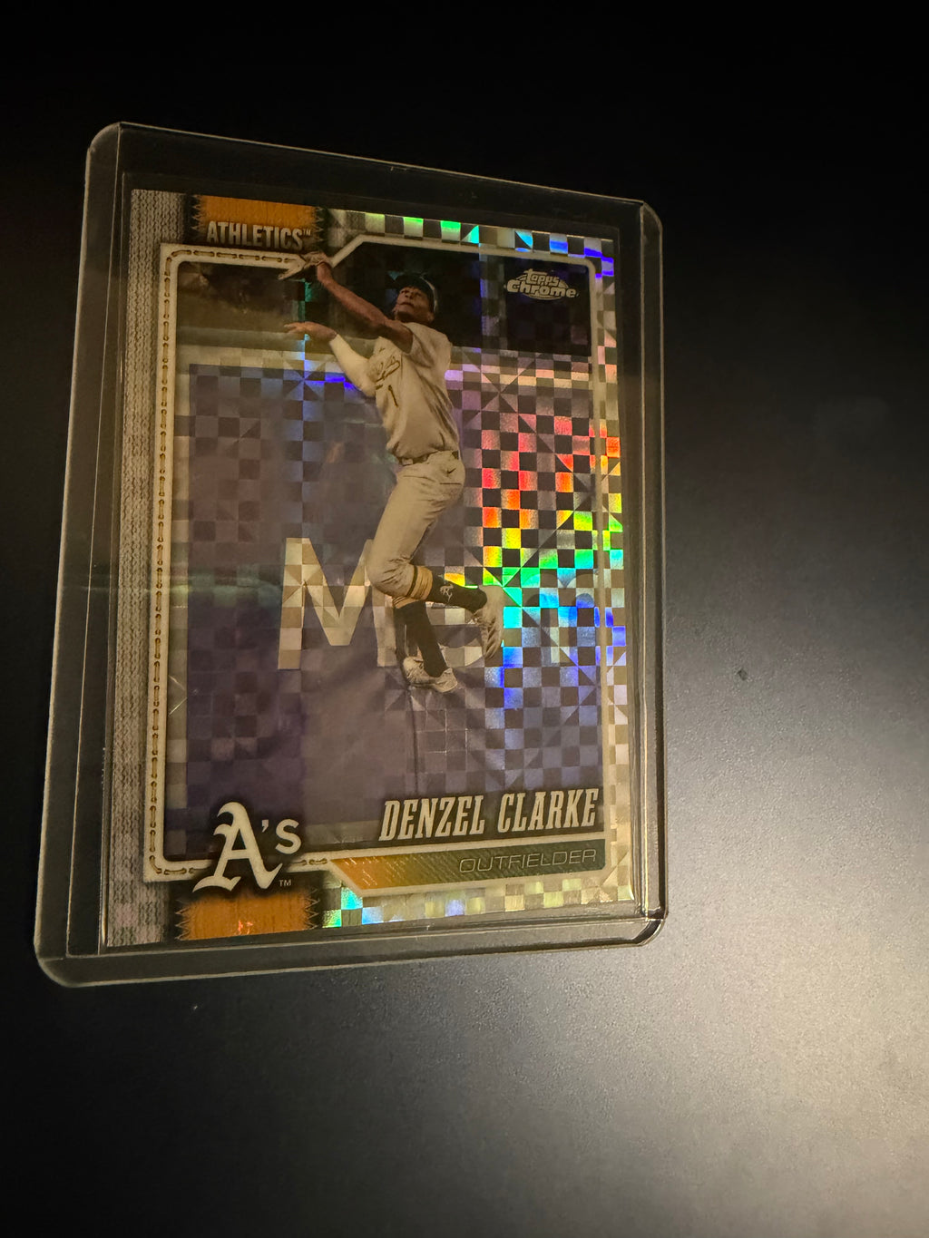 Denzel Clarke 2026 Topps Chrome X-Fractor