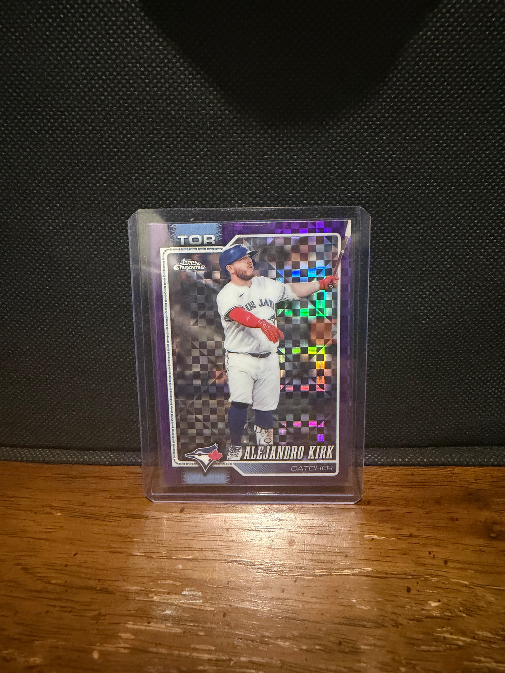 2026 Topps Chrome Alejandro Kirk Purple X-Fractor /75