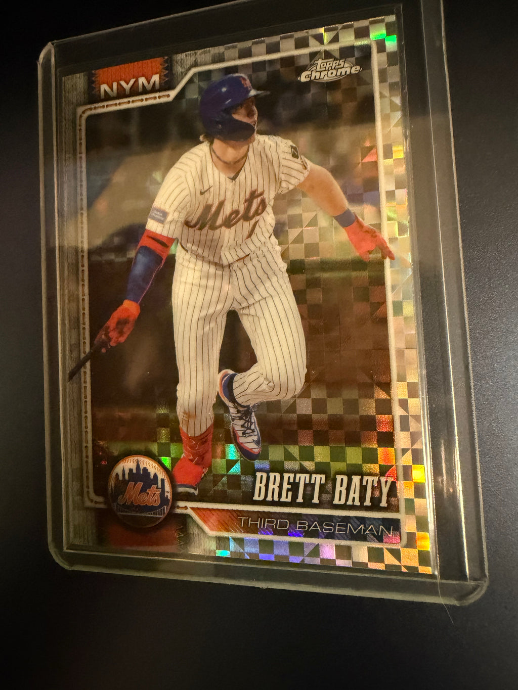 Brett Baty 2026 Topps Chrome X-Fractor