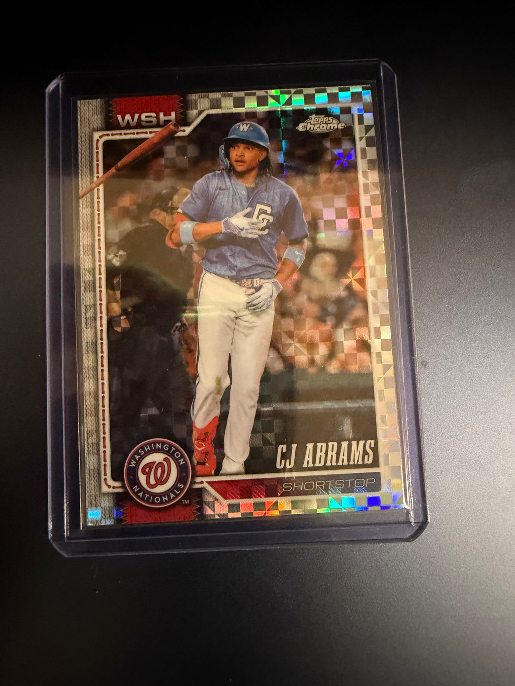 CJ Abrams 2026 Topps Chrome X-Fractor