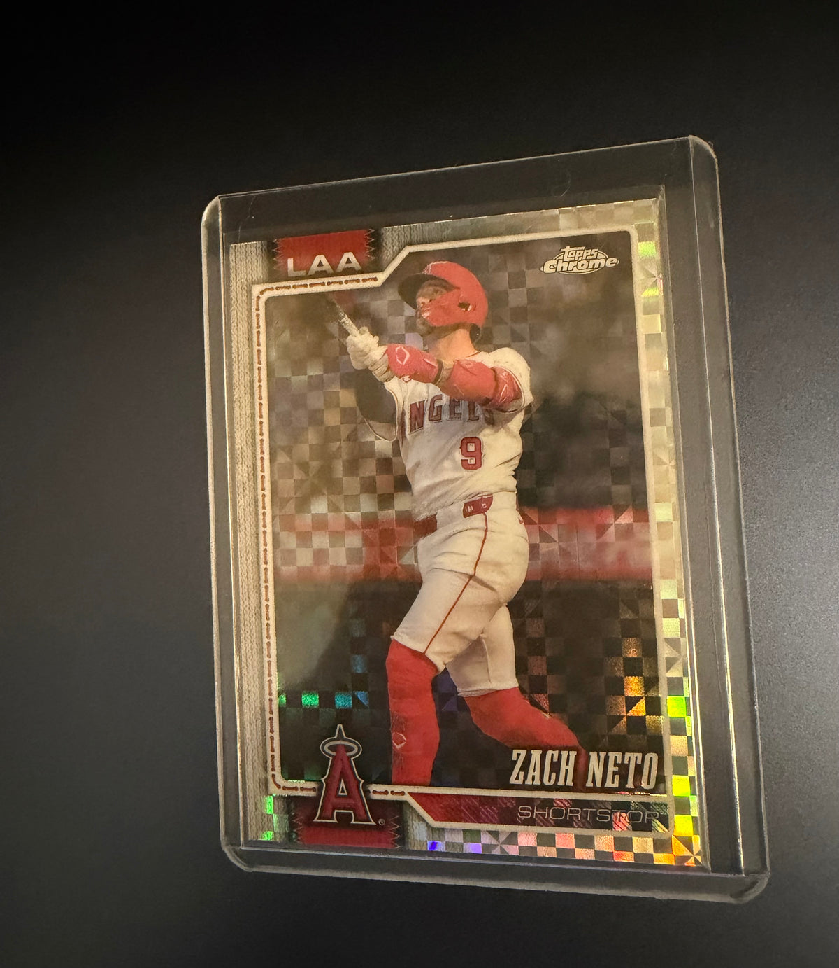 2026 Topps Chrome Zach Neto #77 Base X-Fractor