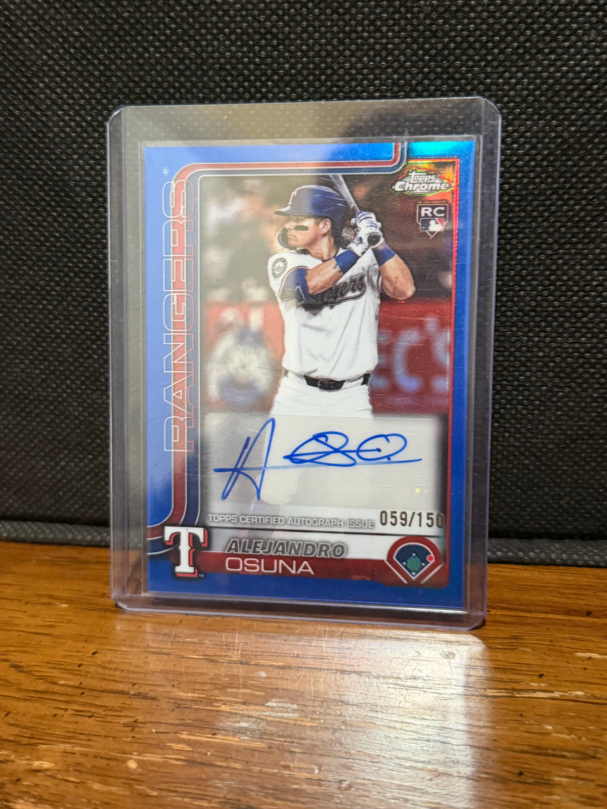 2025 Topps Chrome Update Alejandro Osuna RC Blue Autograph /150 #AC-AO