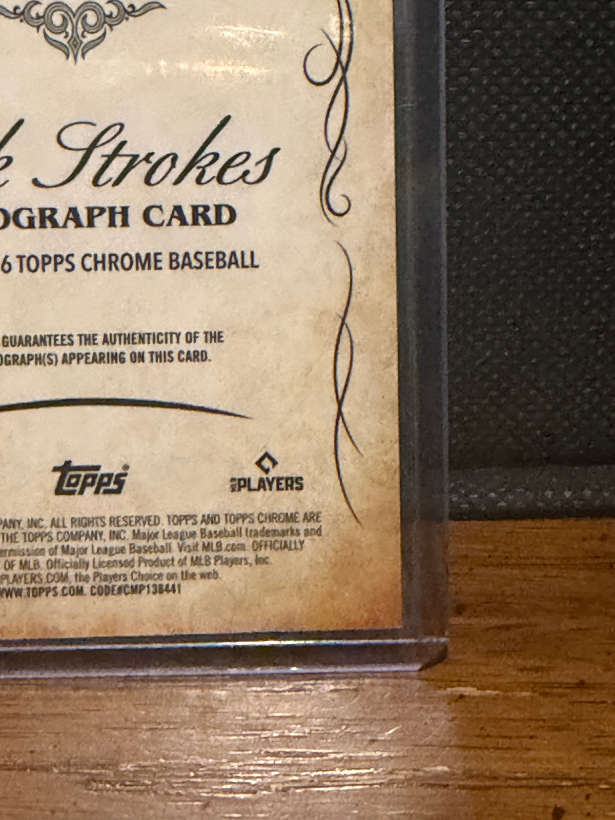 2026 Topps Chrome Wyatt Langford Ink Strokes Autograph #IS-WL