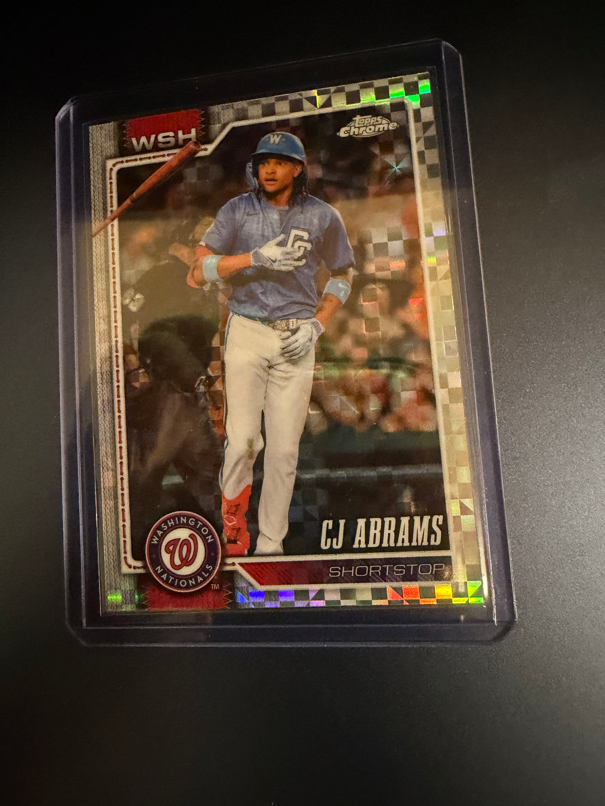 CJ Abrams 2026 Topps Chrome X-Fractor