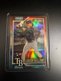 Carson Williams 2026 Topps Chrome Red, White and Blue Refractor