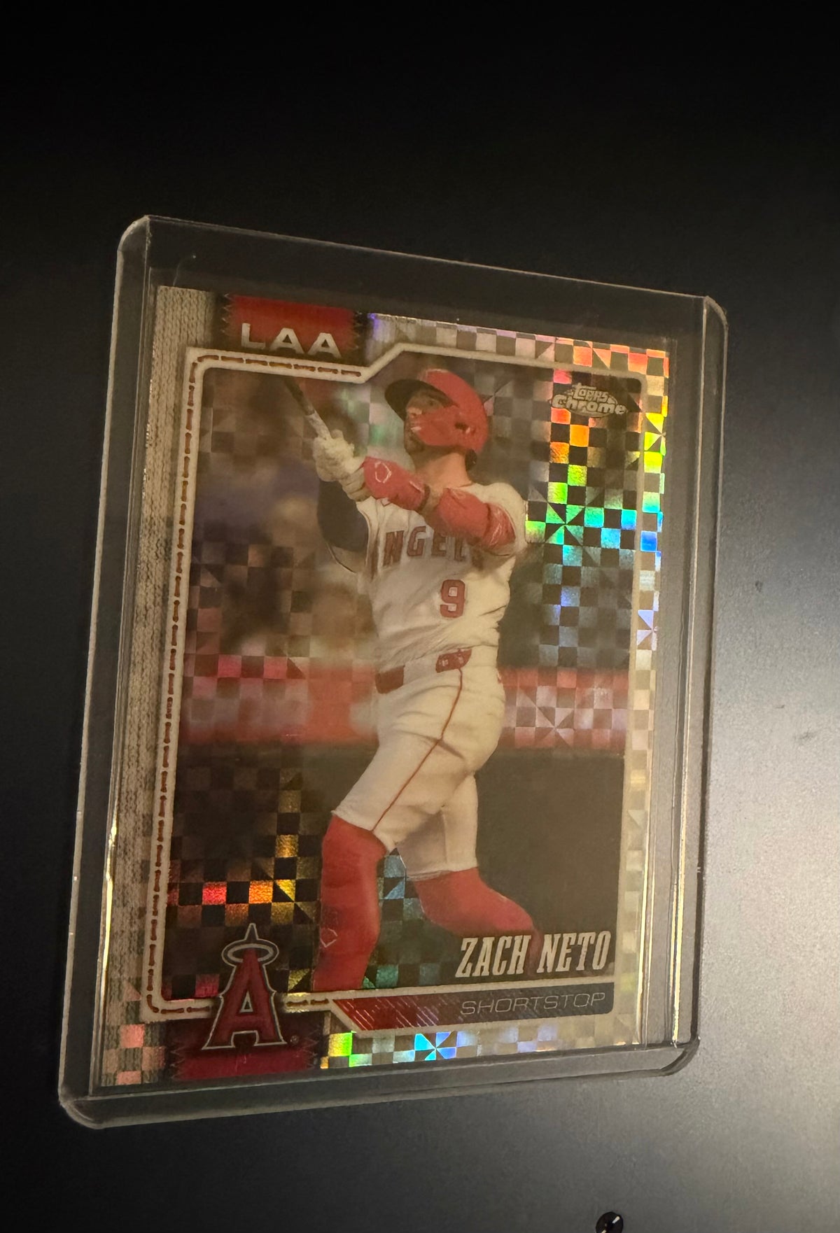 2026 Topps Chrome Zach Neto #77 Base X-Fractor